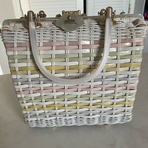 Stylecraft Miami Vintage 1950’s Woven Handbag